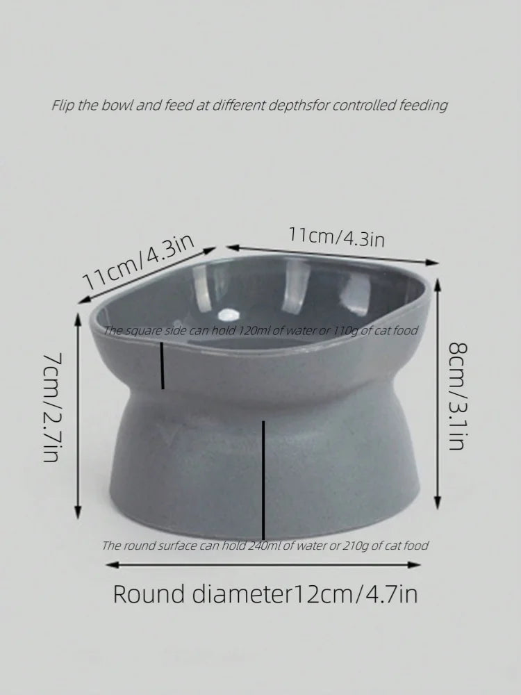 🐾 Pet Food & Water Bowl for Cats and Small Dogs