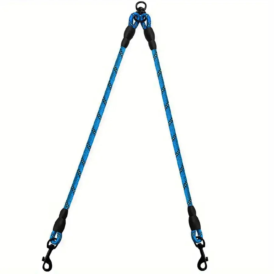 Dual Dog Leash – 360° Swivel No-Tangle Walking Leash for Small Dogs