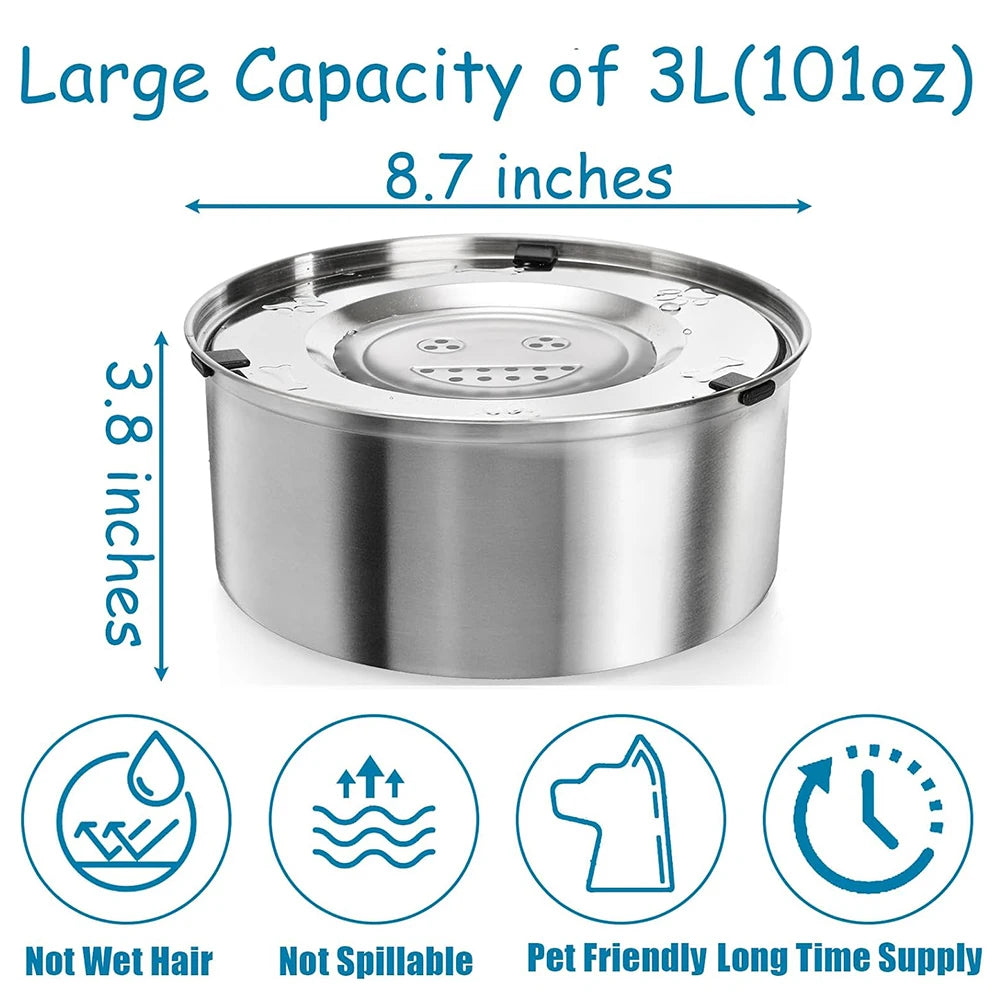 🐶 Dog Water Feeder Bowl – No Spill Floating Design