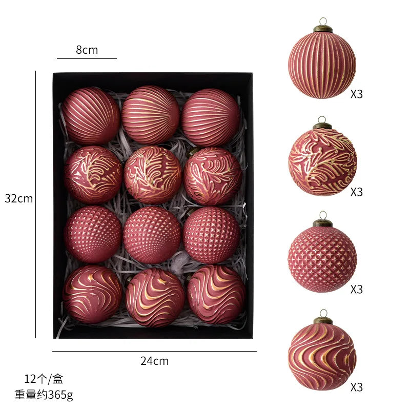 🎄 Vintage Karácsonyi Gödördísz Szett – Ünnepi Függő Dekoráció Otthonra