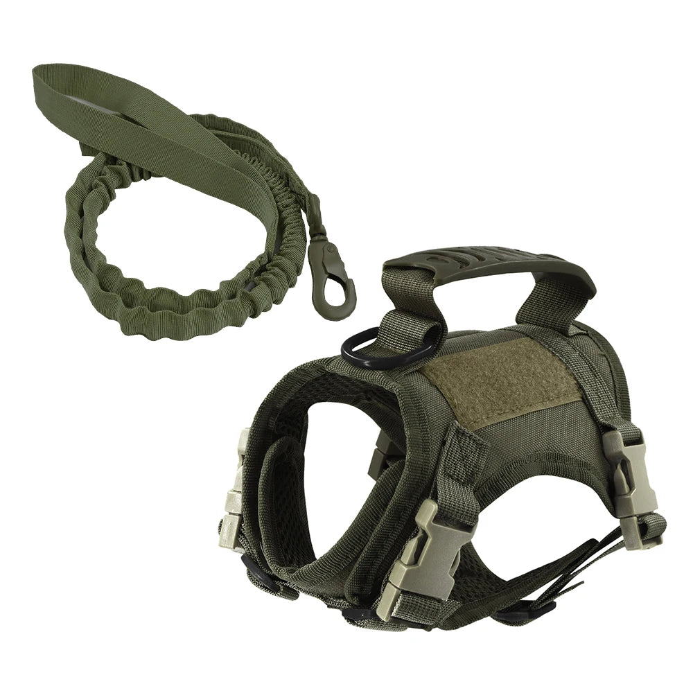 🐾 Tactical Cat Harness and Leash Set