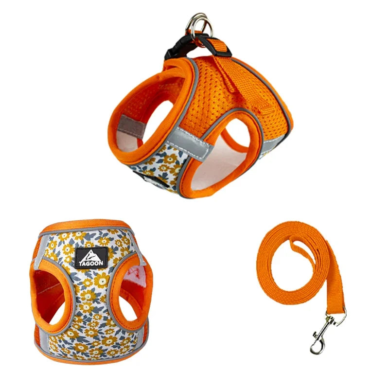 🐱 Reflective Cat Harness and Leash Set