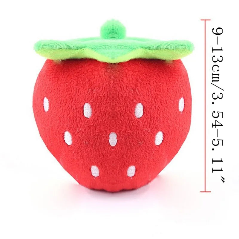 🧸 Cute Fleece Squeaky Dog And Cat Toy