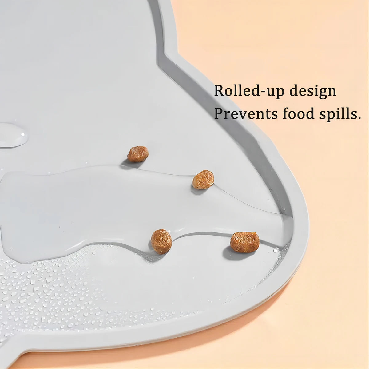 🐾 Silicone Pet Feeding Mat – Non-Slip & Waterproof Bowl Placemat