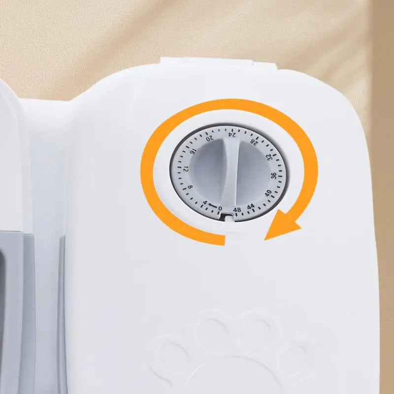 🐶🐱 Pet Automatic Timing Feeder – Detachable Dry Food Dispenser