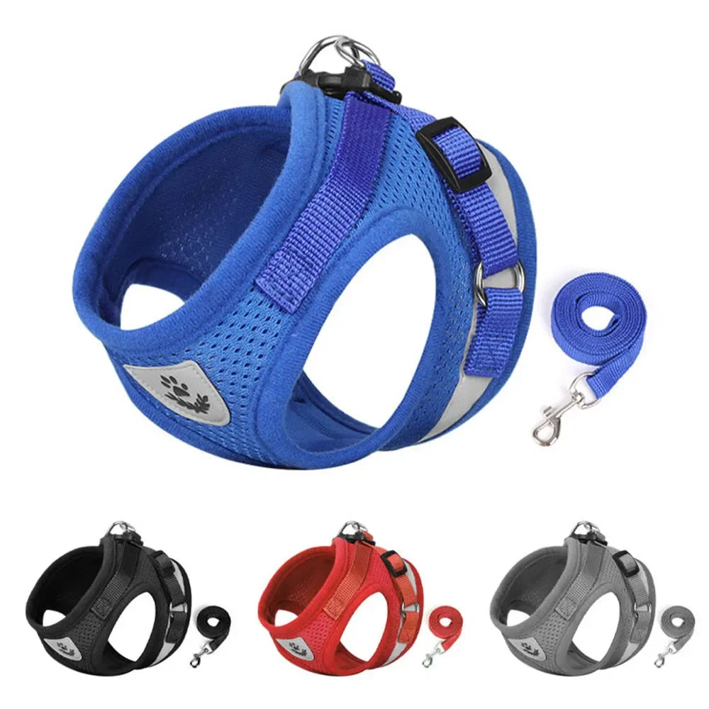 🐾 Cat Harness & Leash Set – Adjustable, Reflective & Escape-Proof