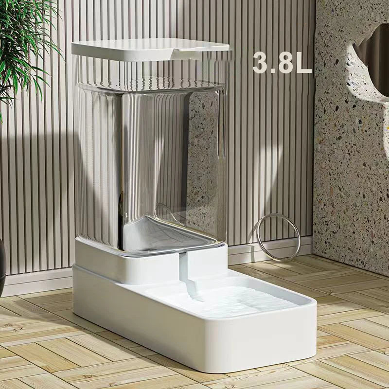 🐾 Large Capacity Automatic Pet Feeder & Water Dispenser