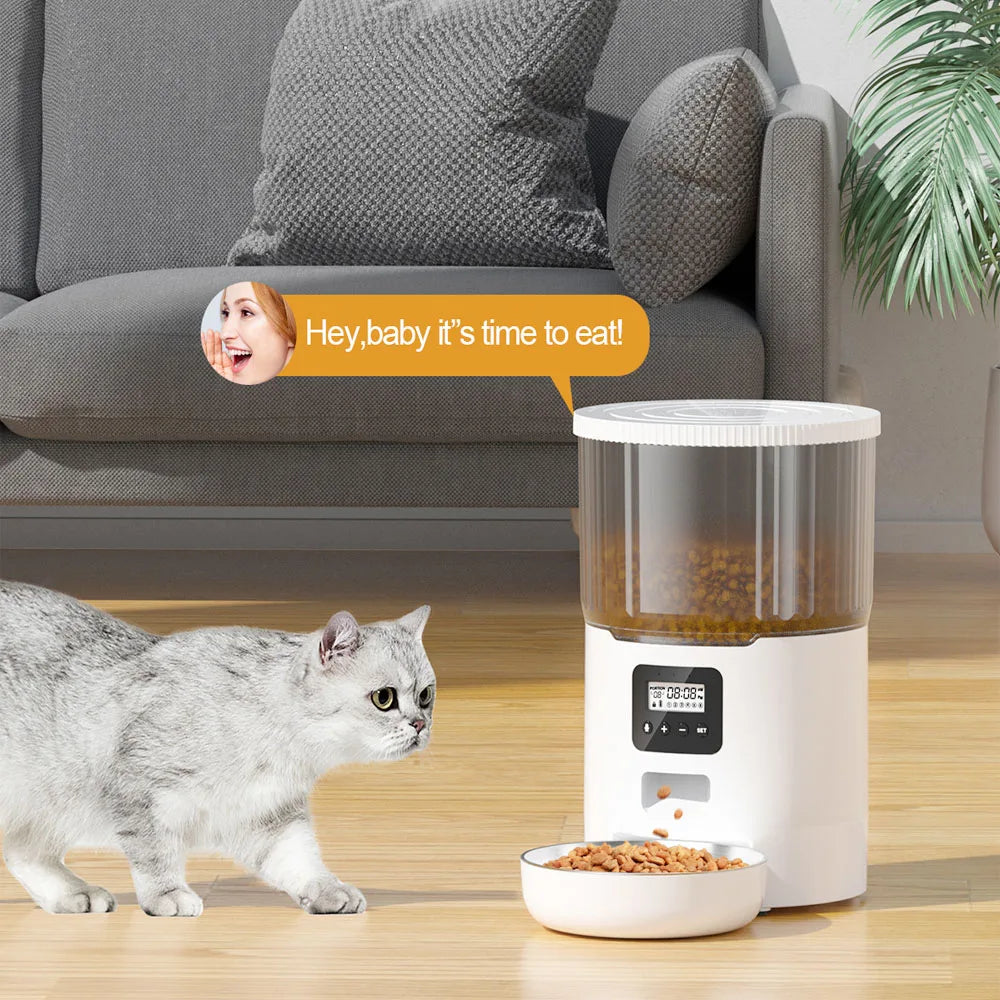 🐾 4L Smart WiFi Automatic Pet Feeder for Cats & Dogs