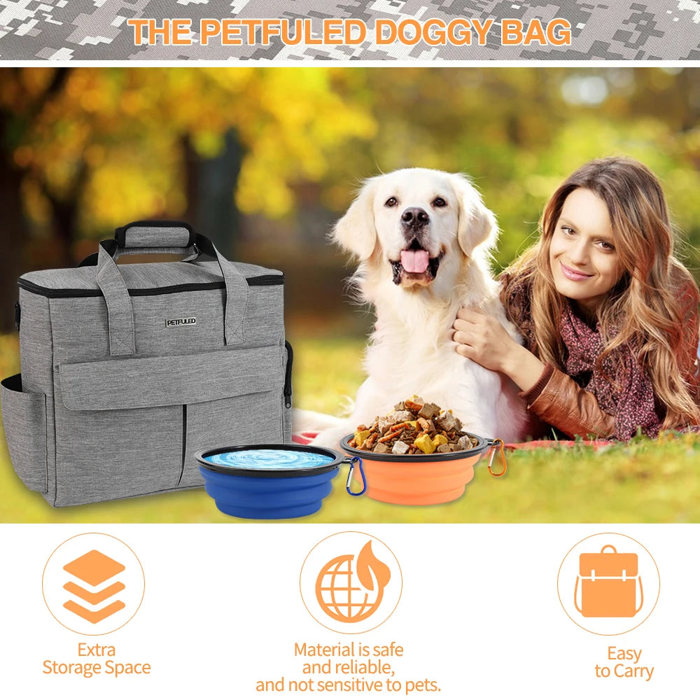 🧳 Dog Travel Bag with Multi-Pockets