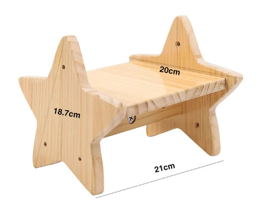 🐱🪵 Kör Alakú Fali Macskabútor – Esztétikus Fa Mászópolc • Strapabíró & Modern Dizájn 🐱🪵