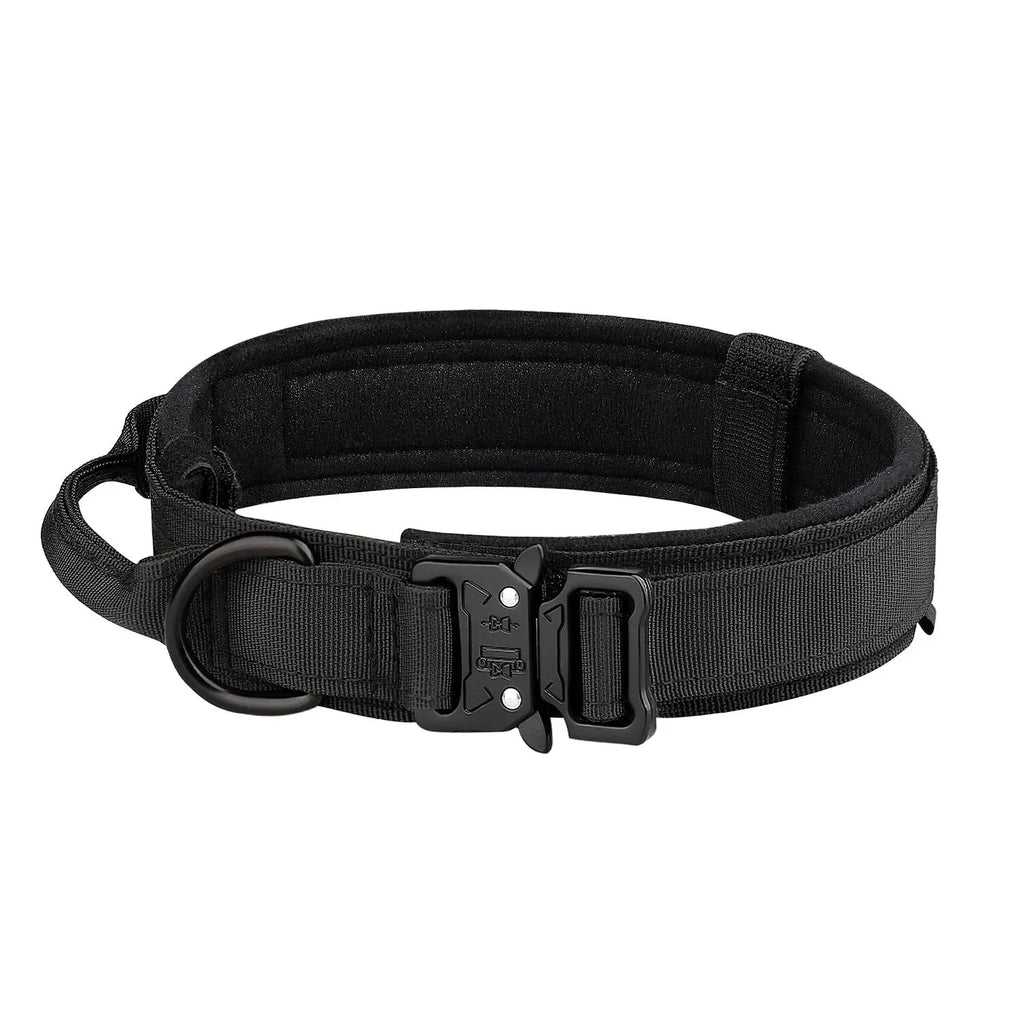 🪖 Outdoor Tactical Dog Collar – Heavy Duty Edition