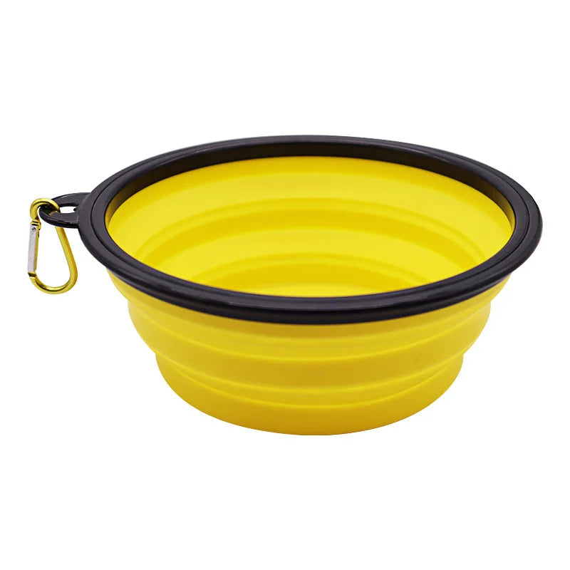 🥣 Folding Silicone Travel Bowl with Carabiner