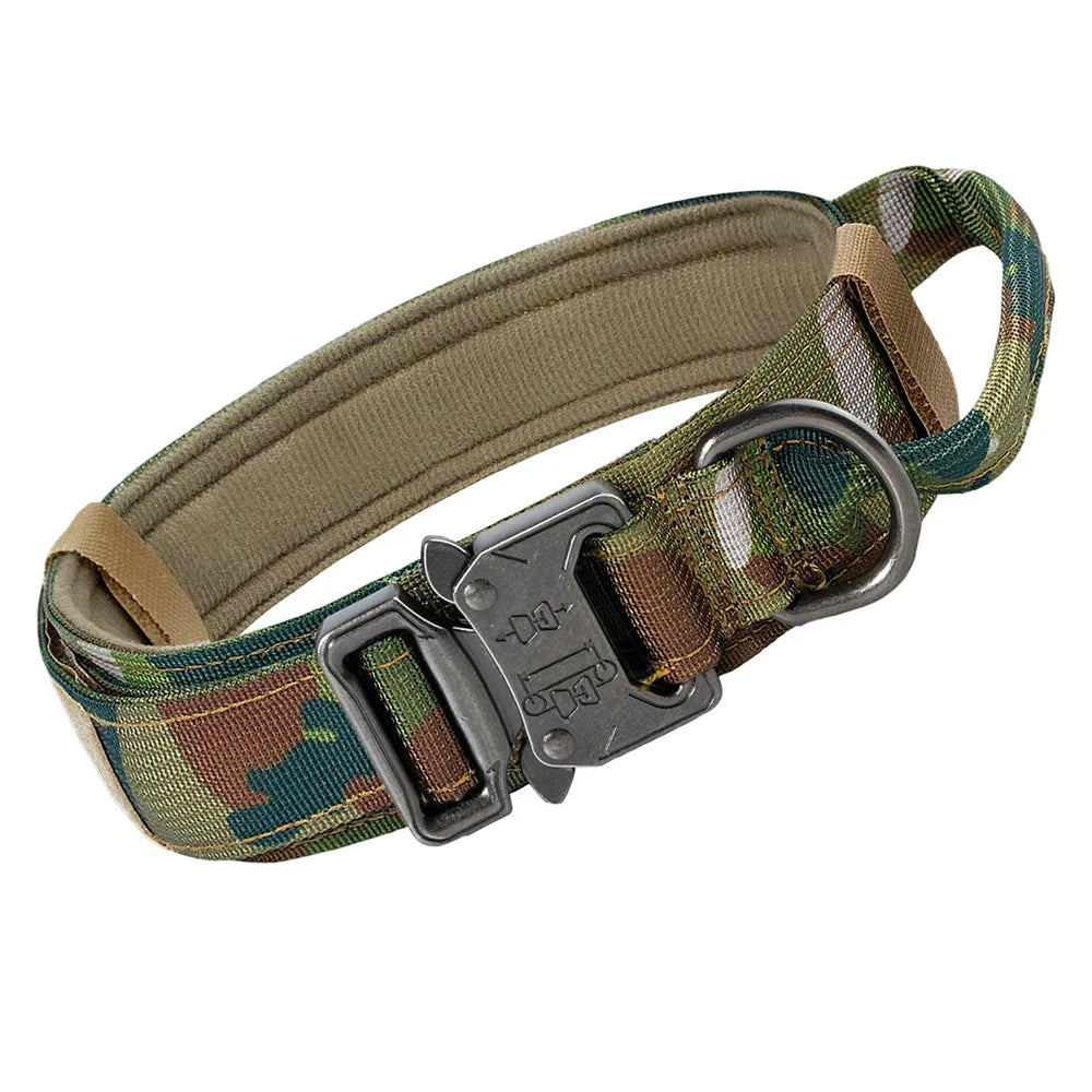 Heavy Duty Tactical Dog Collar with Handle