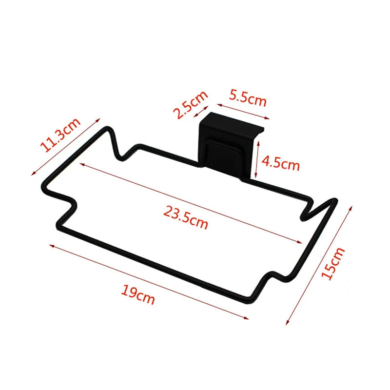 ✨Rozsdamentes Acél Konyhai Szemeteszsák-Tartó – Ajtóra Akasztható Praktikus Hulladéktároló
