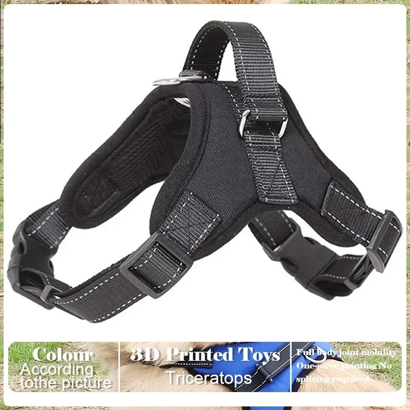 🐕 Dog Harness and Leash Set – No Pull Adjustable with Easy Control Handle