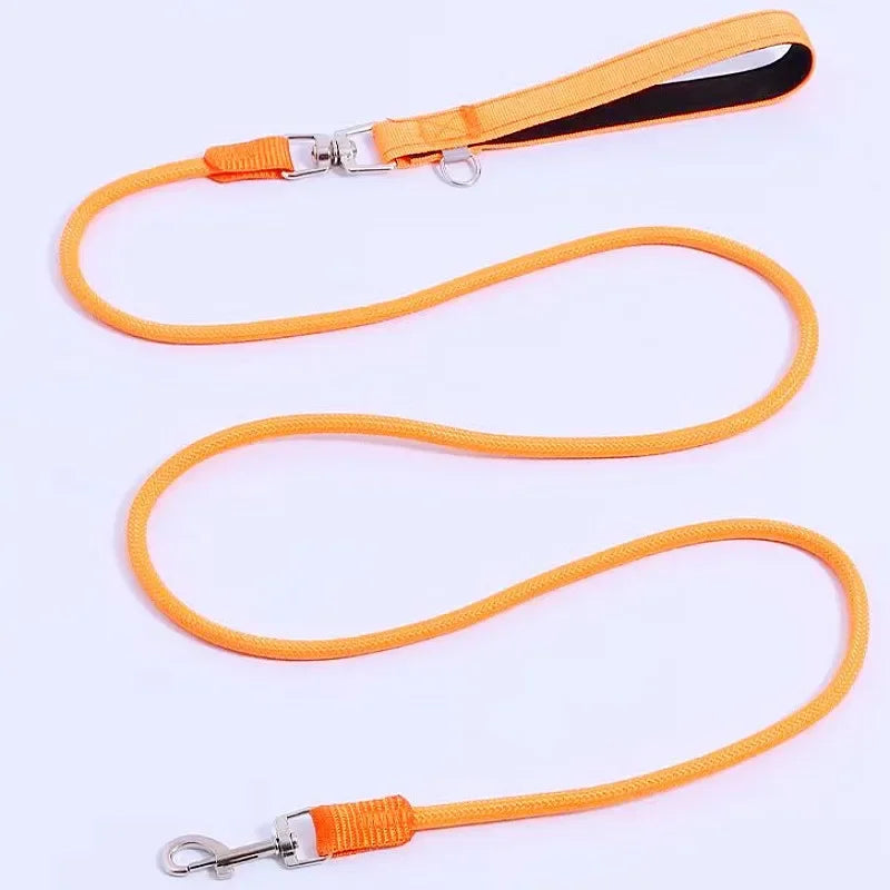 Colorful Nylon Dog Leash – Comfortable & Durable Leash for Daily Walks