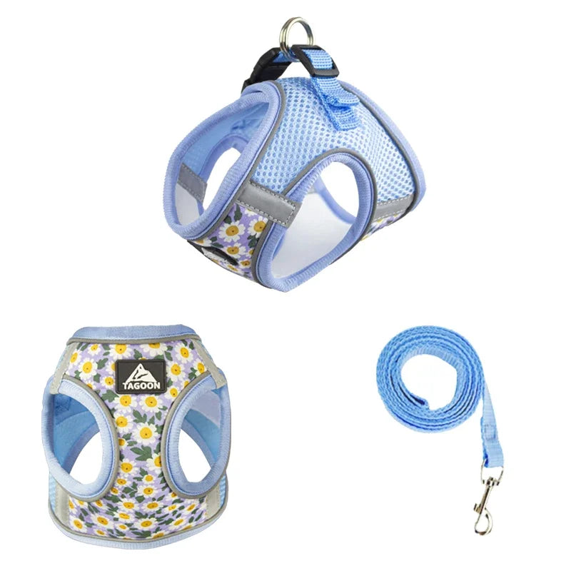 🐱 Reflective Cat Harness and Leash Set