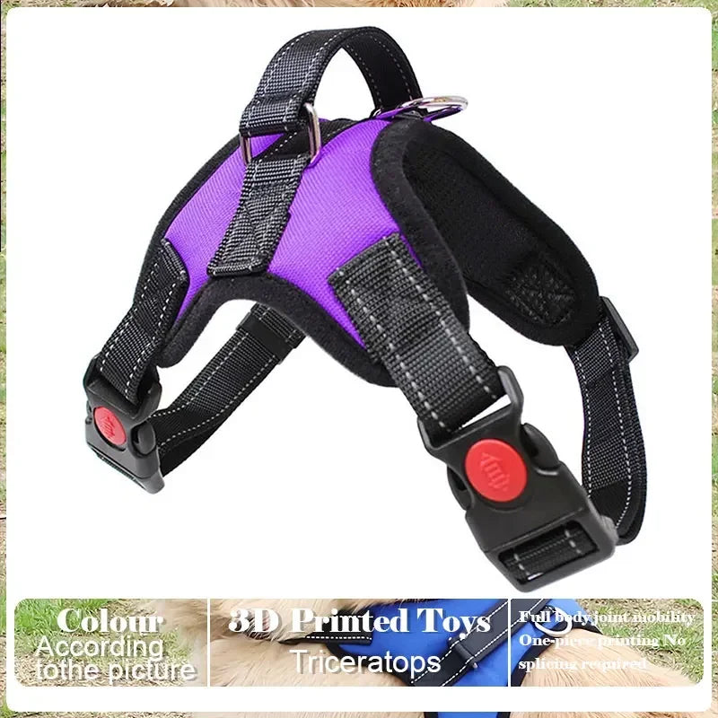 🐕 Dog Harness and Leash Set – No Pull Adjustable with Easy Control Handle