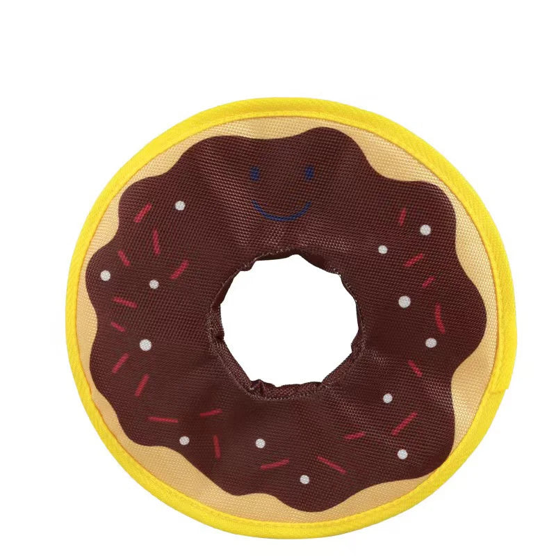 🍩 Donut Squeaky Dog Toy