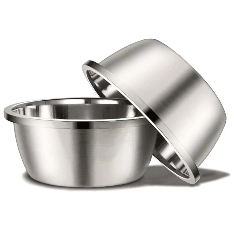 🥣🐶 Stainless Steel Dog Food & Water Bowl