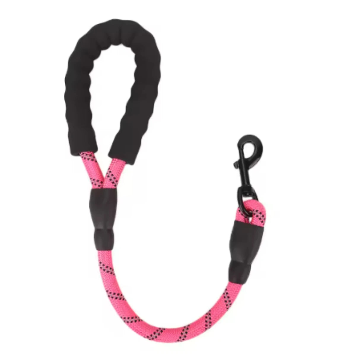 Reflective Short Dog Leash for Large Dogs – Comfortable Handle, Heavy Duty Walking Leash