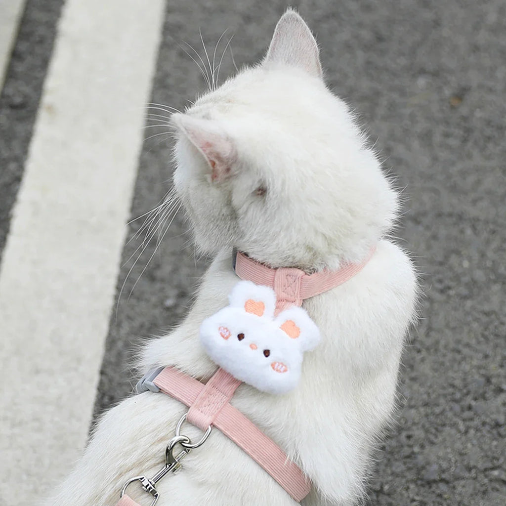 🐱 Adjustable Cat Harness & Leash Set